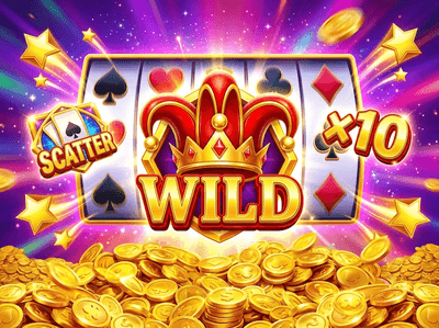 A luxurious modern casino environment with vibrant neon lights and professional gaming tables